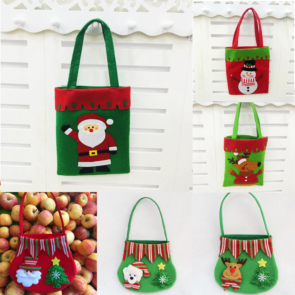 Christmas Candy Bags
 Christmas Santa Gift Bag Candy Bag Merry Christmas Candy