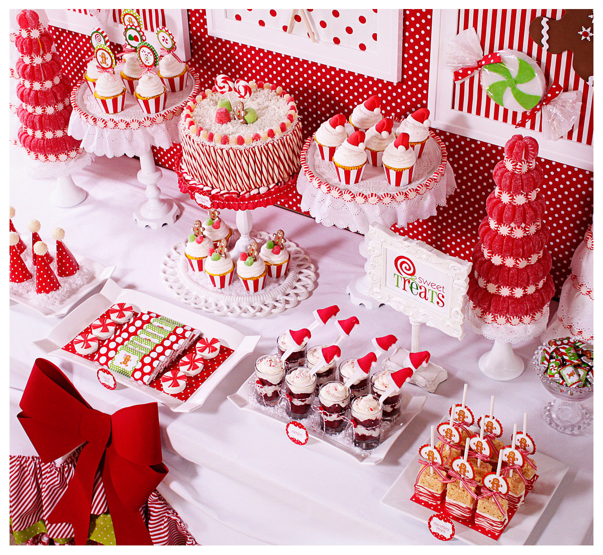 Christmas Candy Bar
 Amanda s Parties To Go Candy Christmas Dessert Table