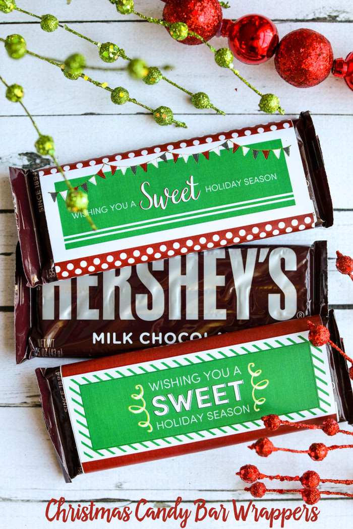 Christmas Candy Bar
 Christmas Candy Bar Wrappers