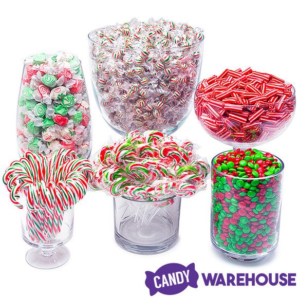 Christmas Candy Bars
 Christmas Candy Bar Table Assortment