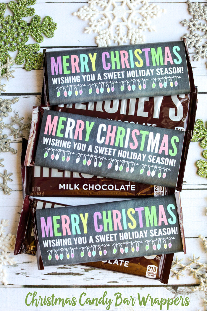 Christmas Candy Bars
 Christmas Candy Bar Wrappers