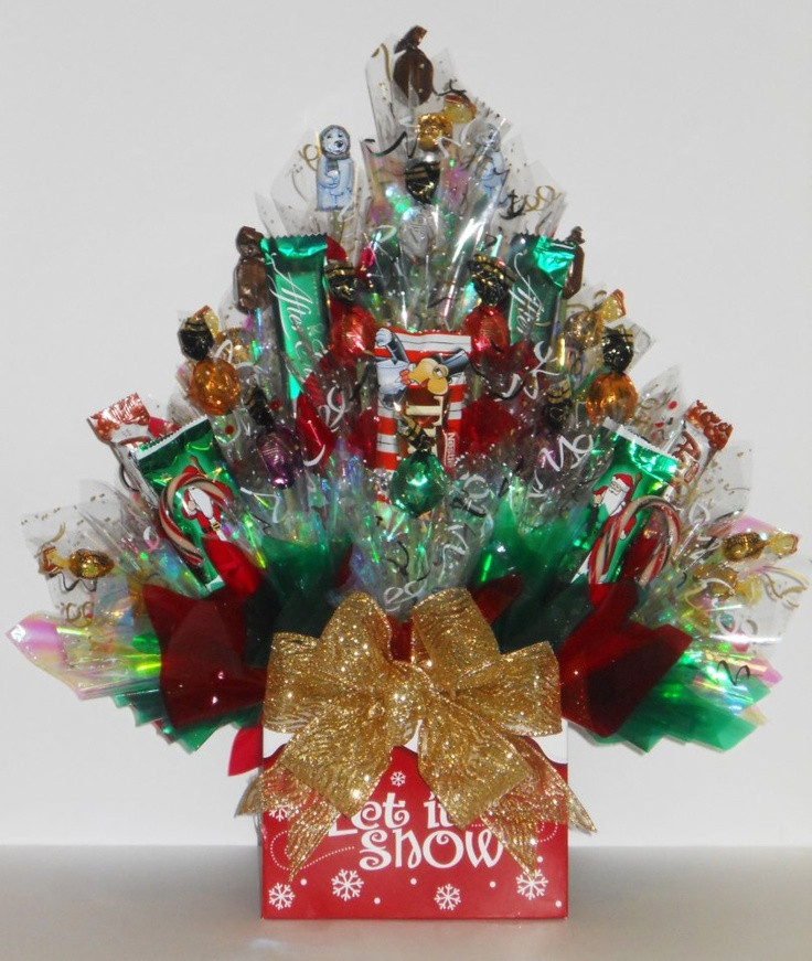 Christmas Candy Bouquets
 1000 ideas about Candy Arrangements on Pinterest