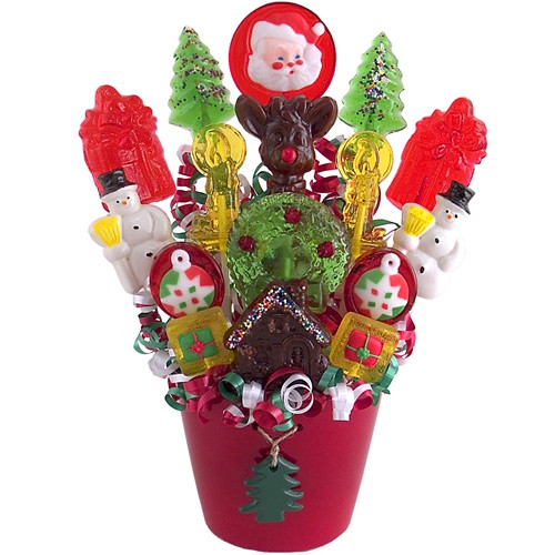 Christmas Candy Bouquets
 Christmas Lollipops Bouquet Everything 4 Christmas