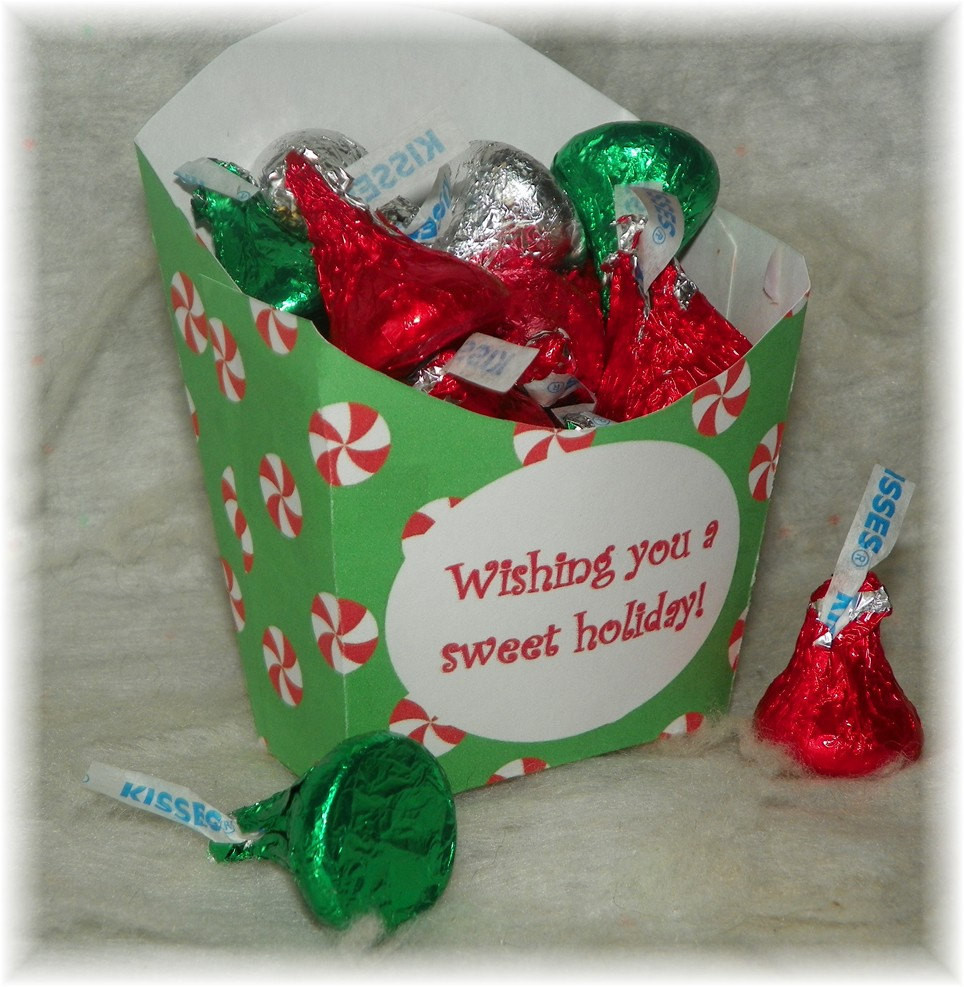 Christmas Candy Boxes
 Printable Candy Cane Christmas Favor Box Instant by