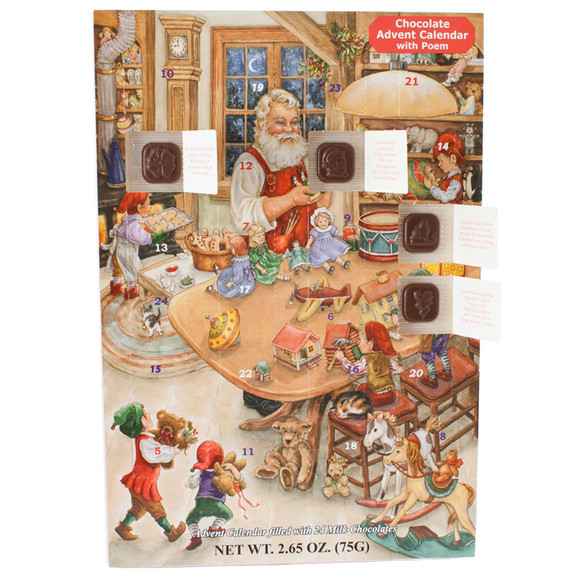 Christmas Candy Calander
 Santa s Naughty or Nice Chocolate Advent Calendar