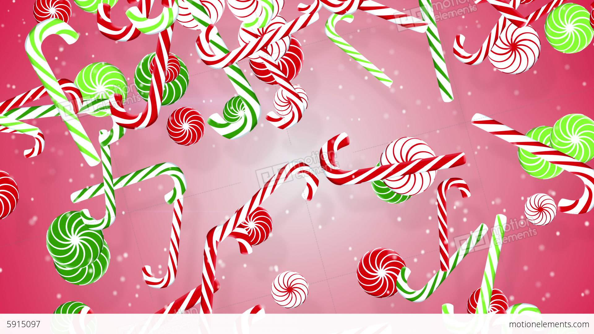 Christmas Candy Cane Background
 Christmas Candy Canes Loopable Background Stock Animation