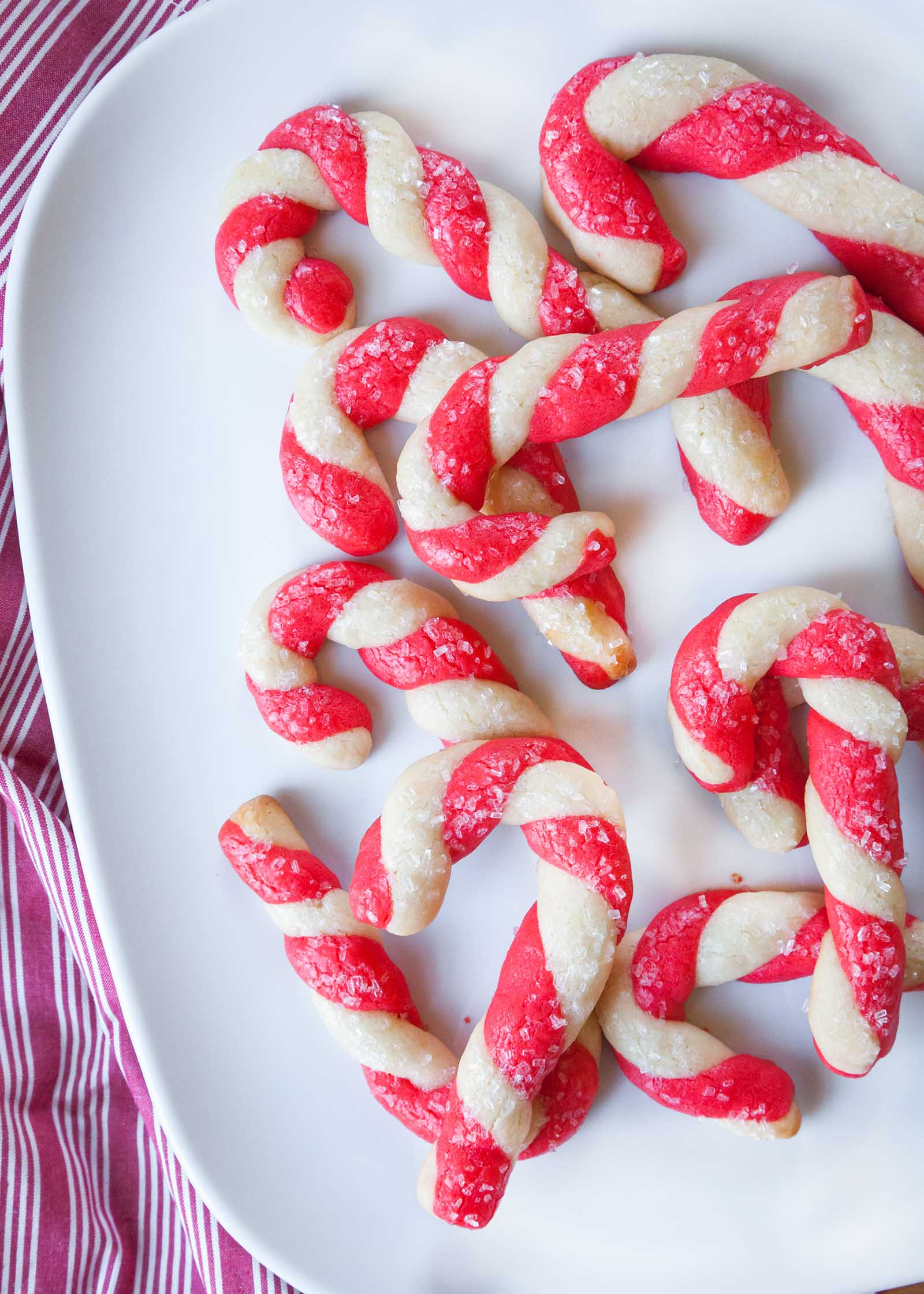 Christmas Candy Cane Cookies
 Candy Cane Cookies Recipe Soft & Pepperminty