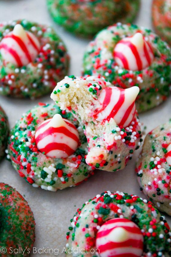 Christmas Candy Cane Cookies
 Candy Cane Kiss Cookies A festive Christmas cookie