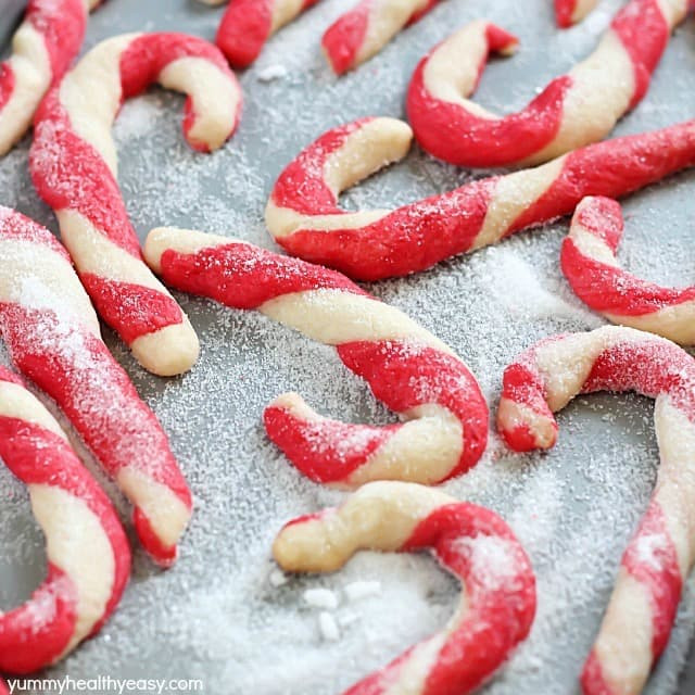 Christmas Candy Cane Cookies
 Candy Cane Cookies Yummy Healthy Easy