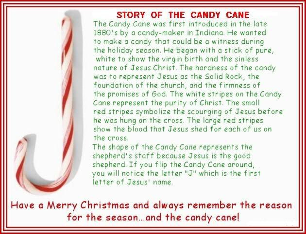 Christmas Candy Canes Story
 legend of the candy cane printable
