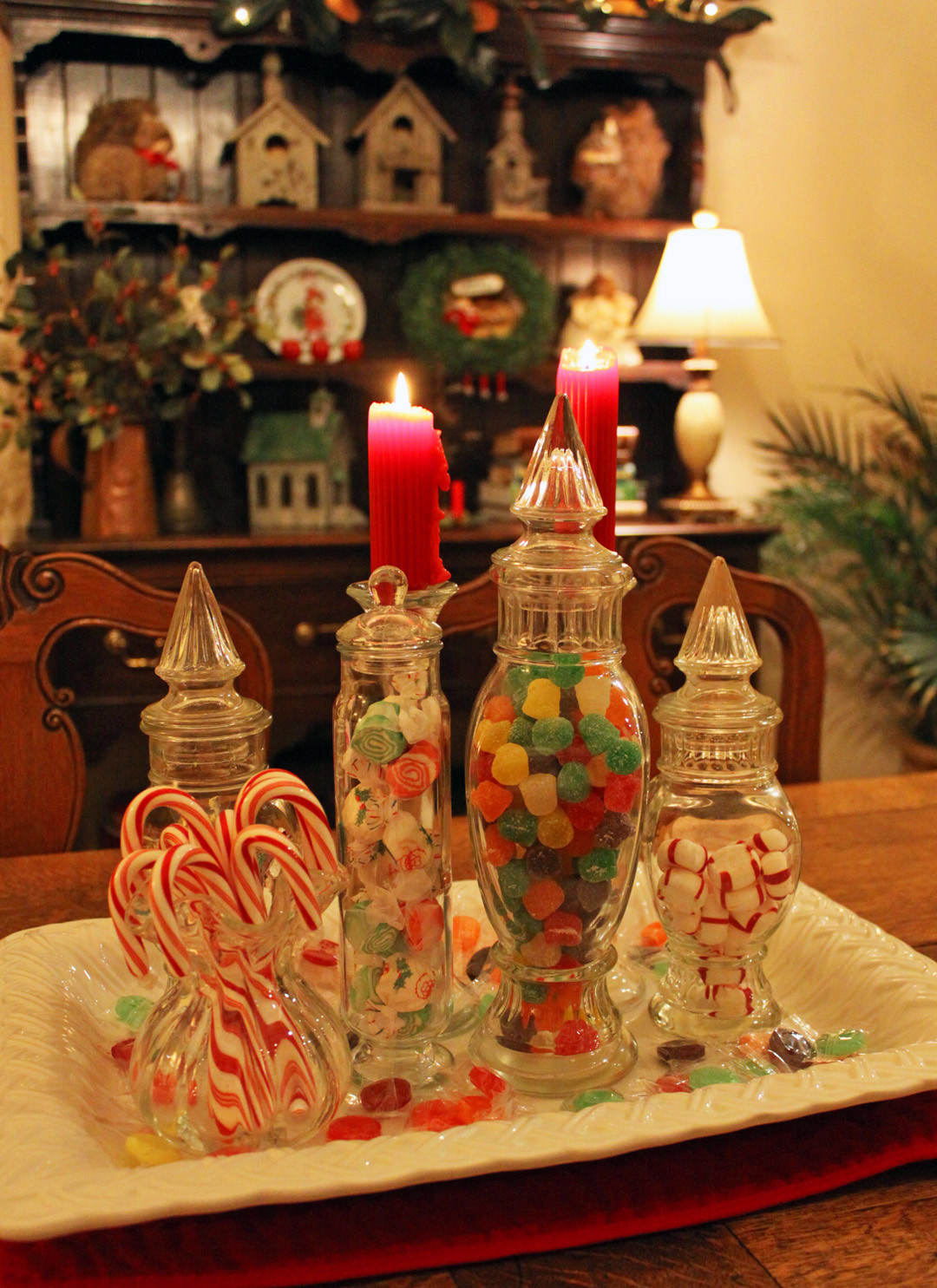 Christmas Candy Centerpieces
 Southern Lagniappe Christmas Candy Centerpiece
