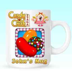 Christmas Candy Crush
 Candy Crush Saga Personalised Mug Cup Christmas Birthday