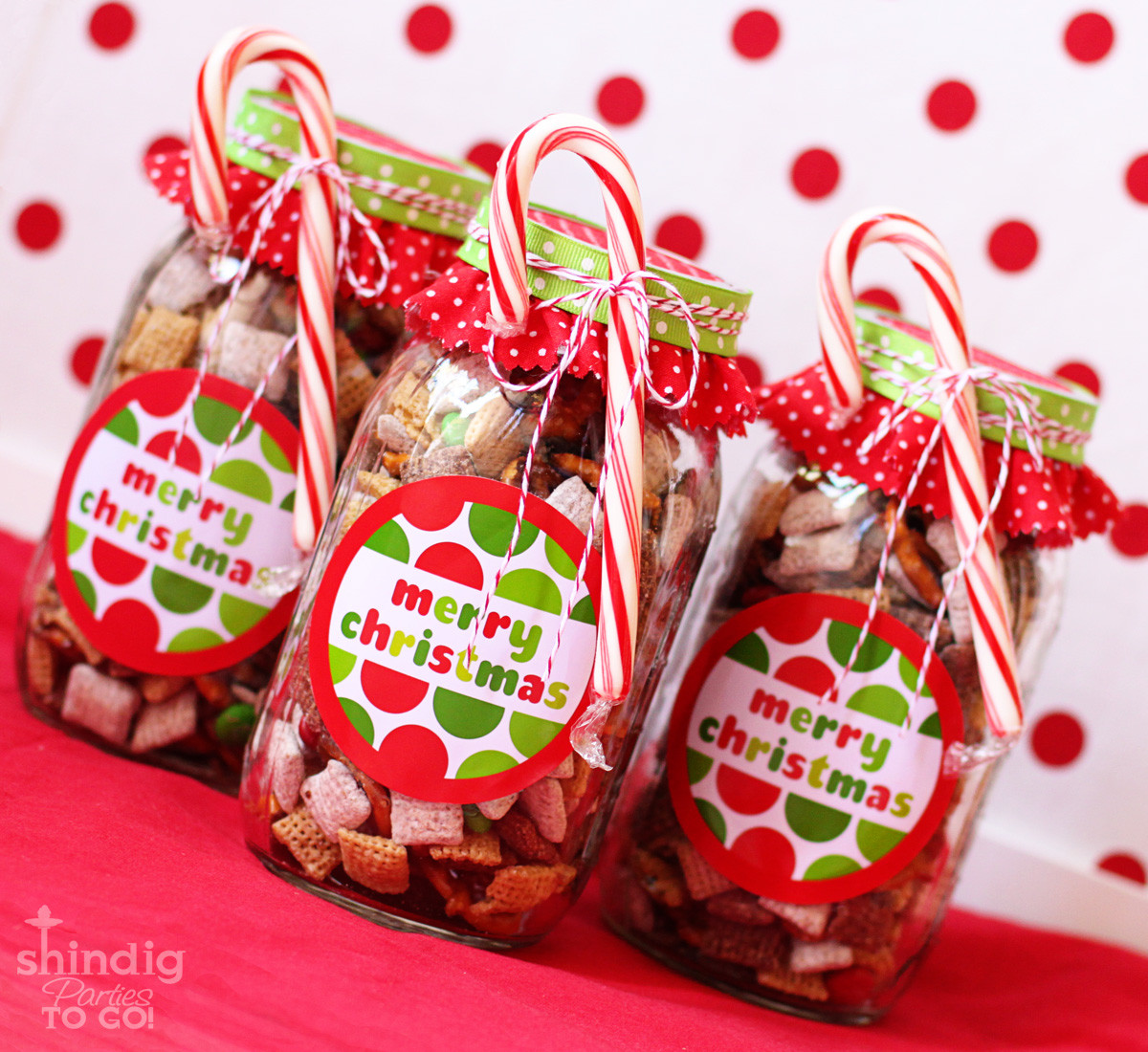 Christmas Candy Gift Baskets
 How To Make Handmade Chex Mix Holiday Gifts & Bonus Free
