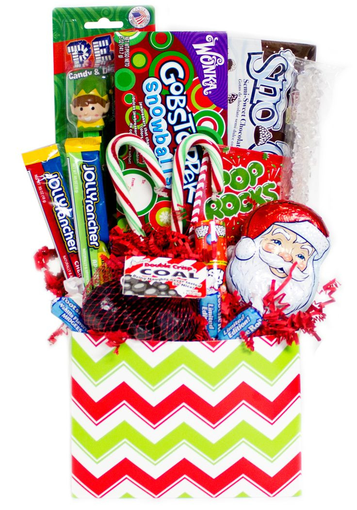 Christmas Candy Gift Baskets
 Best 25 Candy t baskets ideas on Pinterest