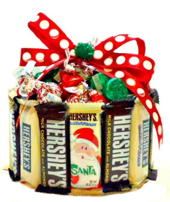 Christmas Candy Gift Baskets
 17 Best ideas about Candy Baskets on Pinterest