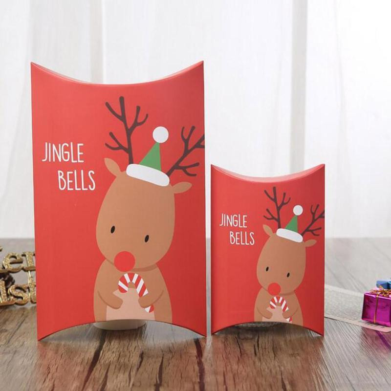 Christmas Candy Gift Box
 Merry Christmas Pillow Boxes DIY Christmas Gift Box Candy