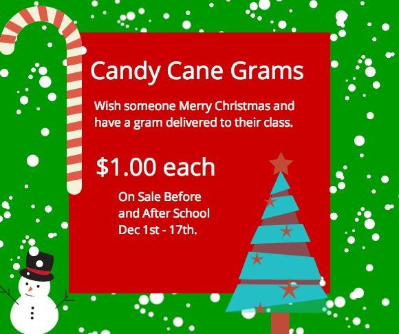Christmas Candy Grams
 Christmas Fundraising Ideas
