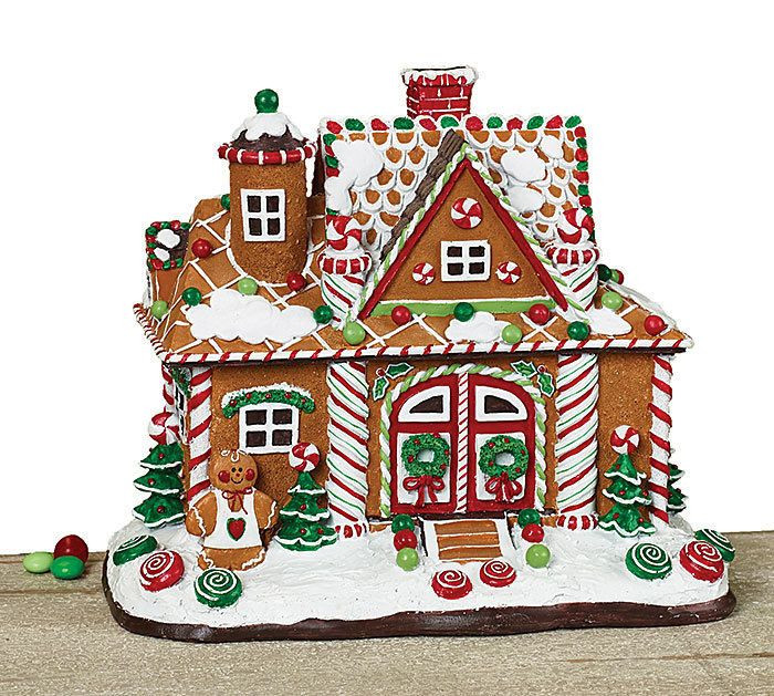 Christmas Candy House
 Details about Gingerbread Christmas House Candy Brown