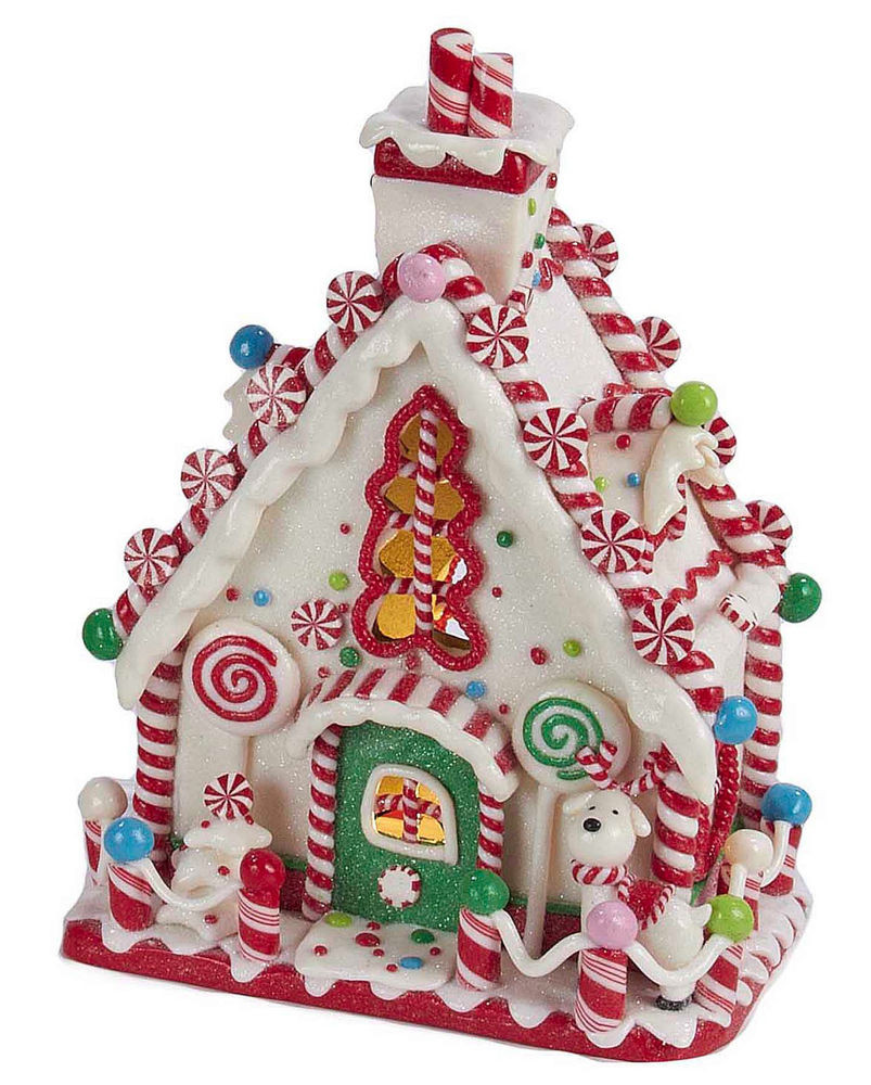 Christmas Candy House
 CHRISTMAS DECORATIONS LED LIGHTED PEPPERMINT CANDY