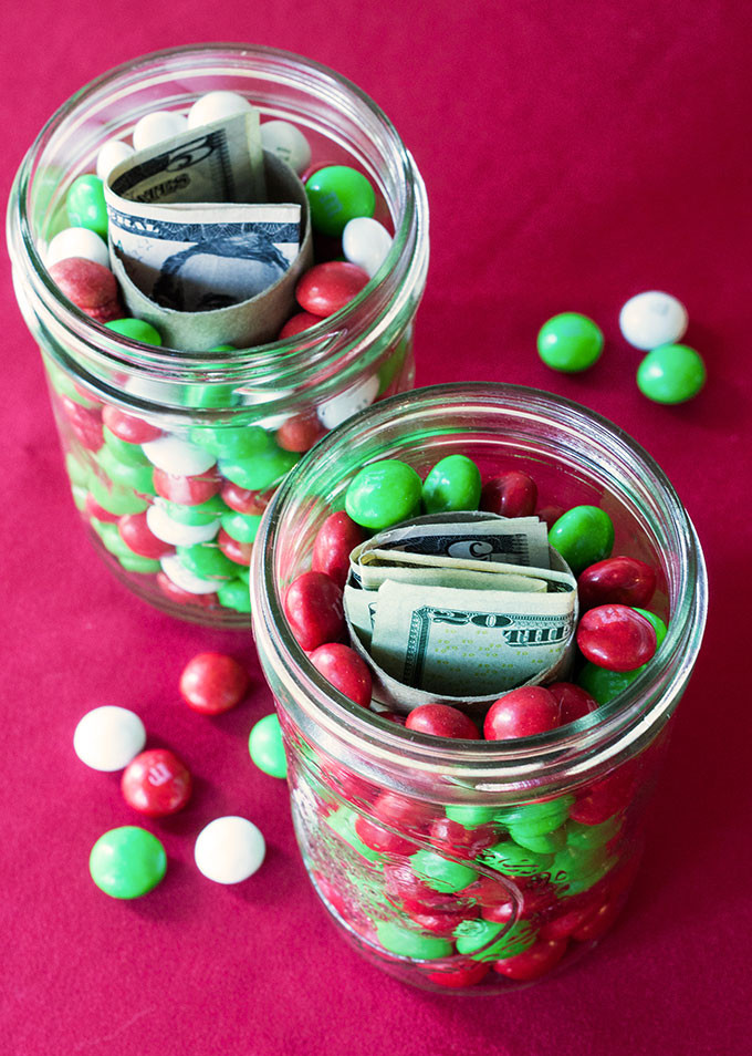 Christmas Candy Jar Ideas
 Holiday Gift Idea Hidden Money Candy Jars Evermine Blog