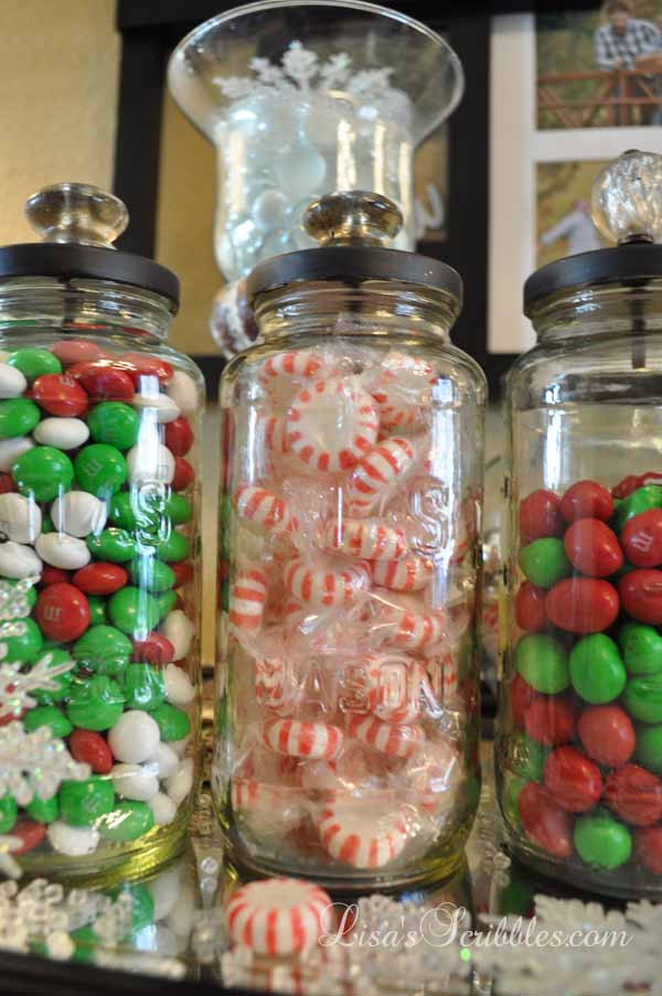 Christmas Candy Jars
 DIY Christmas Candy Jars