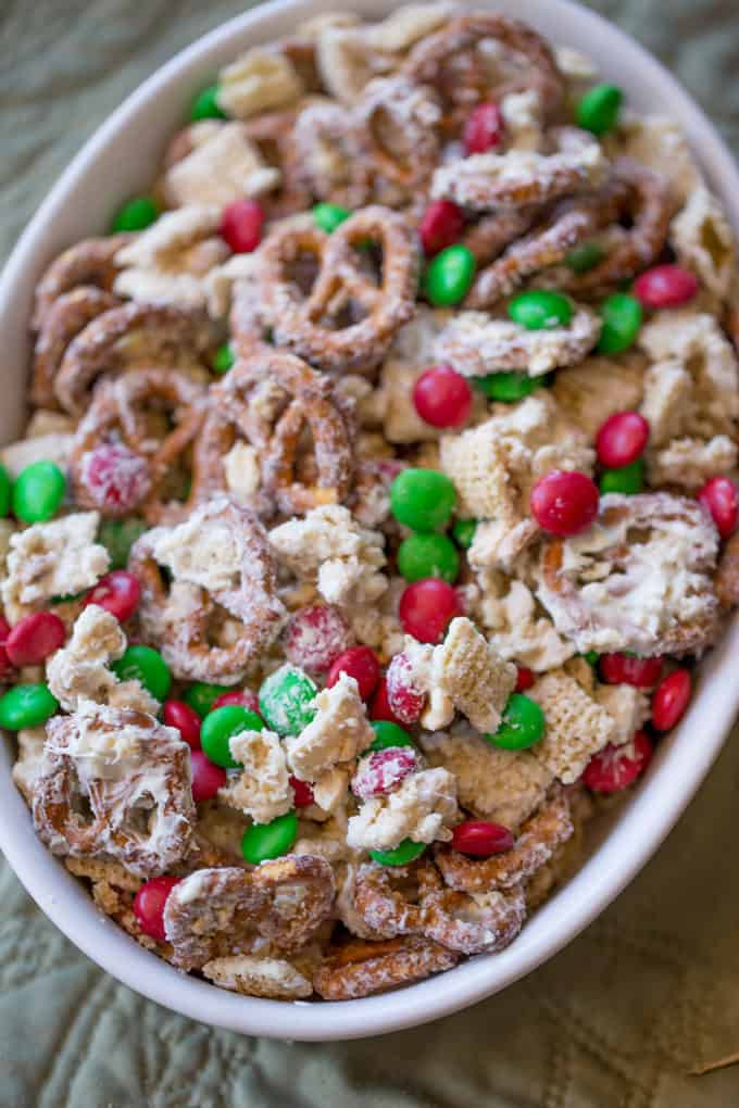 Christmas Candy Mix
 Christmas White Chocolate Trash Snack Mix Dinner then