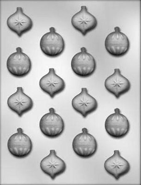 Christmas Candy Molds
 Small Christmas Holiday Ornaments Chocolate Candy Mold CK