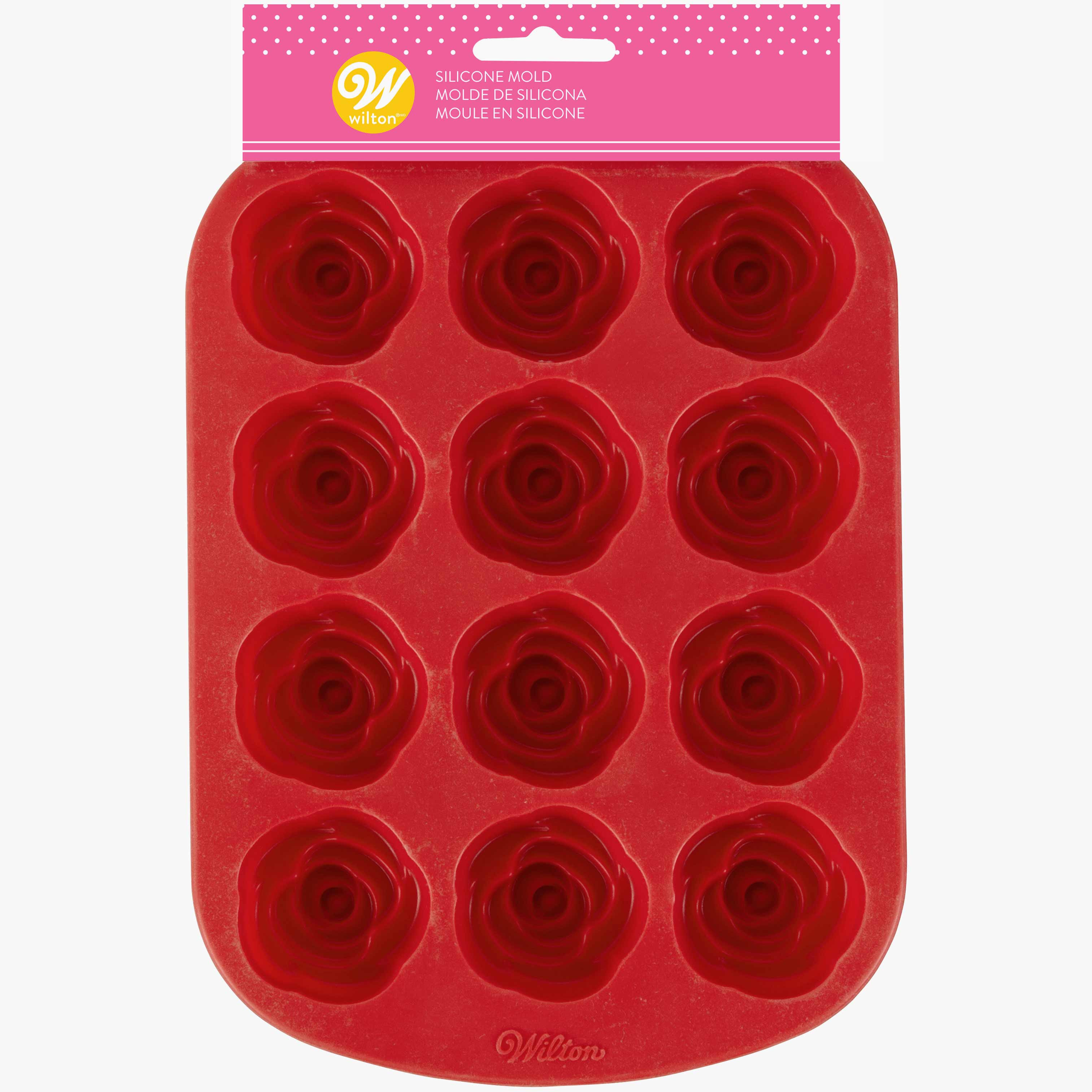 Christmas Candy Molds Walmart
 Roses Silicone Mold 12 Cavity by Wilton Favors