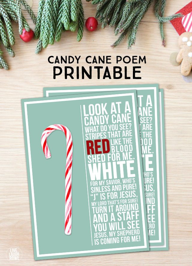 21 Best Christmas Candy Poems - Most Popular Ideas of All Time