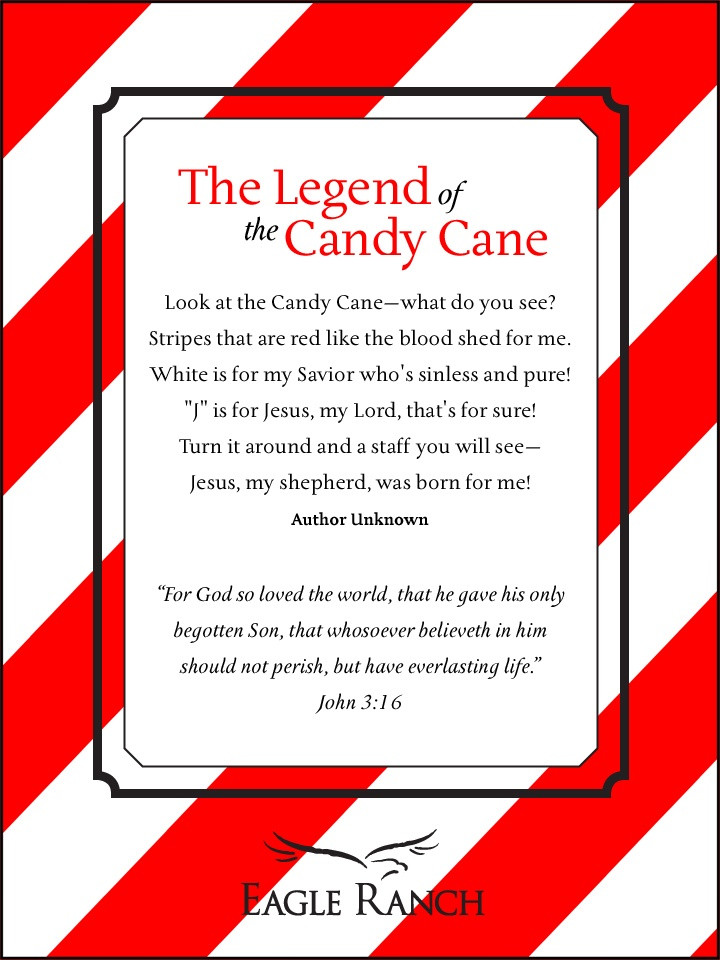 Christmas Candy Sayings
 Legend of the Candy Cane Quote Christmas CandyCane