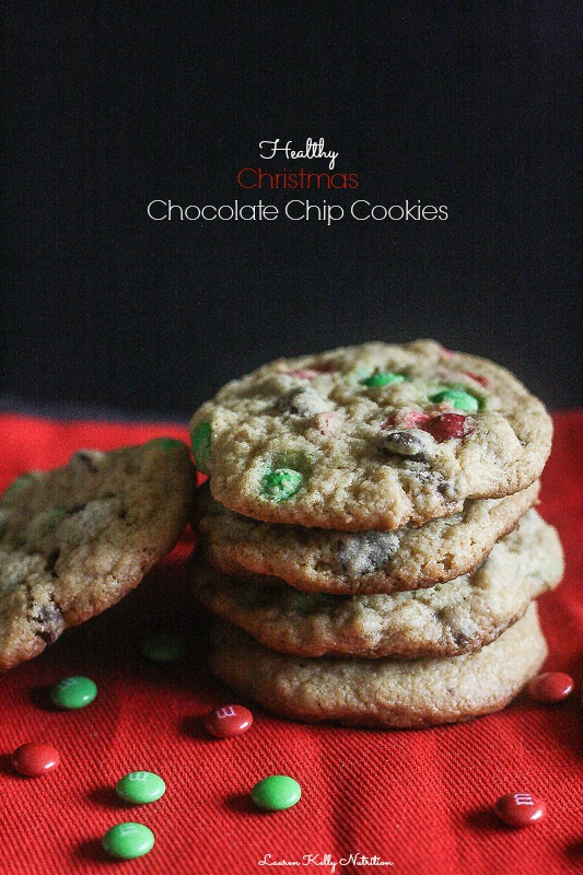 Christmas Chocolate Chip Cookies
 Christmas Chocolate Chip Cookies Healthy Whole Wheat