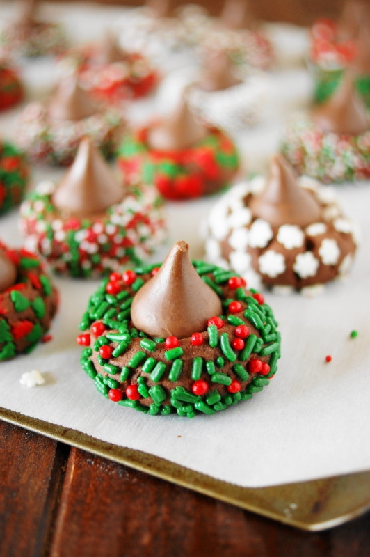 Christmas Chocolate Cookies
 Christmas Chocolate Kiss Cookies