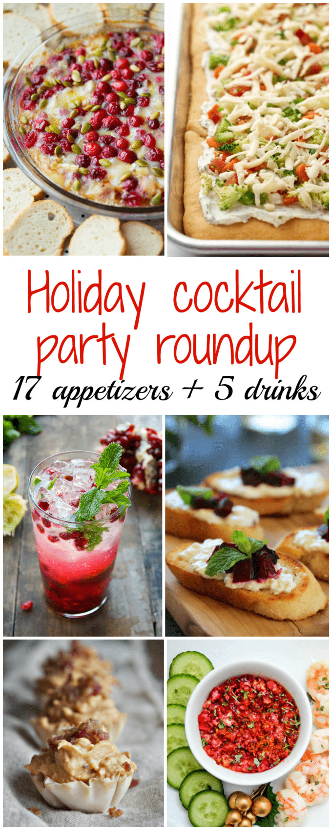 Christmas Cocktail Party Appetizers
 Holiday cocktail party recipe round up Family Food on