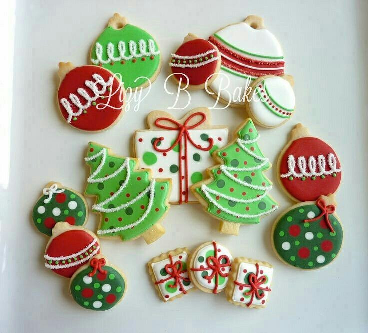 Christmas Cookie Icing Ideas
 1757 best cookies Christmas images on Pinterest