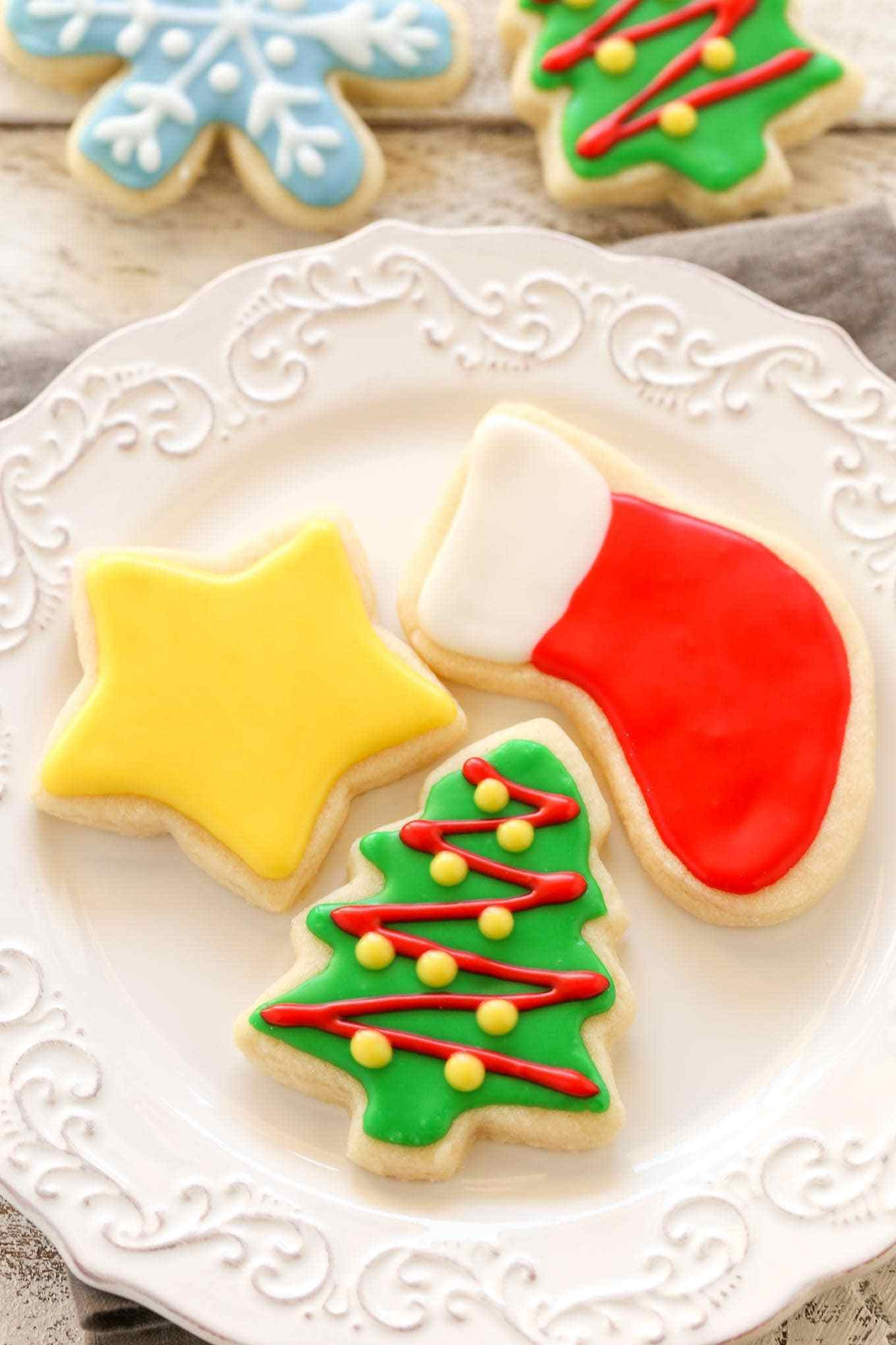 Christmas Cookie Icing Recipe
 Soft Christmas Cut Out Sugar Cookies Live Well Bake ten