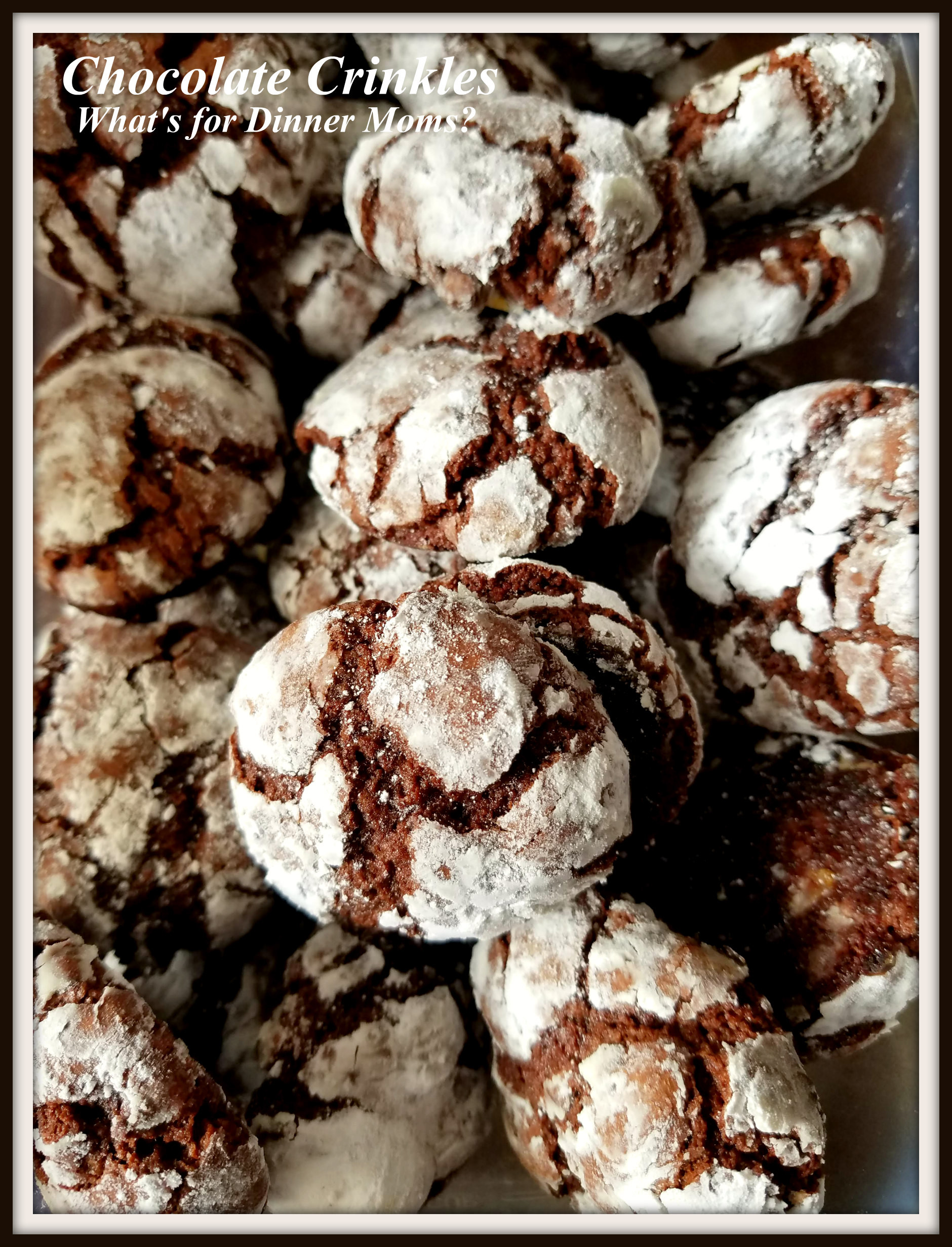 Christmas Cookies 2019 Movie
 Christmas Cookies Week 1 2019 Chocolate Crinkles – What