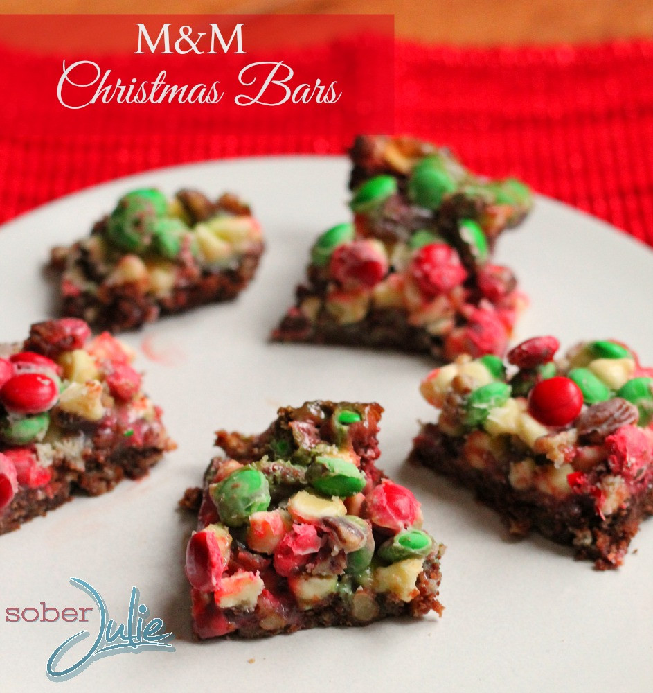 Christmas Cookies And Bars
 M&M Christmas Bar Recipe Christmas Cookie Week