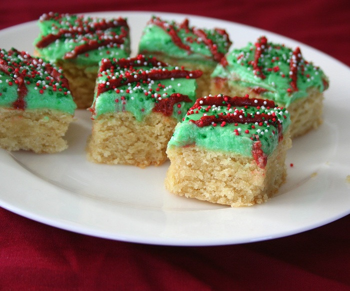 Christmas Cookies And Bars
 Sugar Cookie Bars – Low Carb and Gluten Free