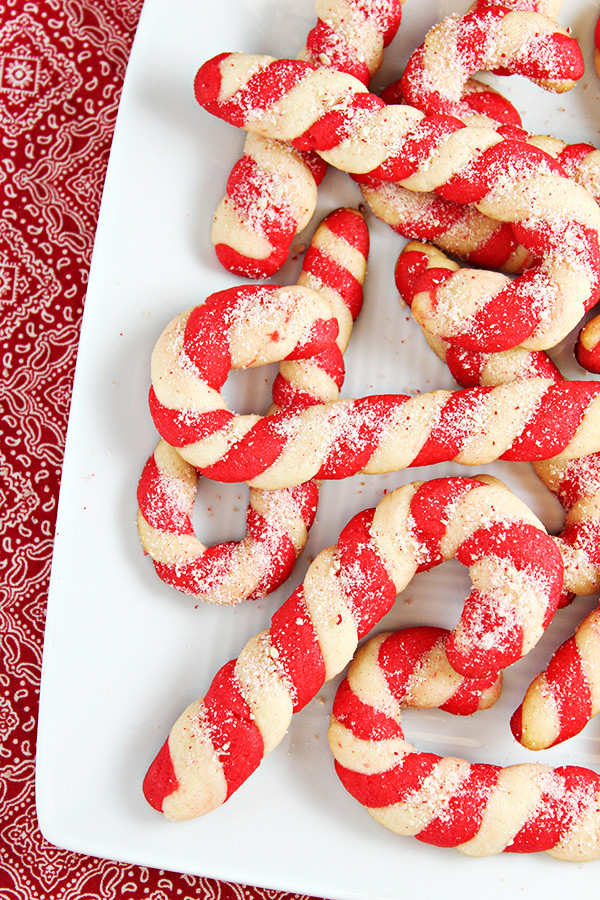 Christmas Cookies And Candy
 Christmas Candy Cane Cookies Recipe Home Cooking Memories
