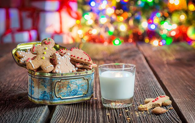 Christmas Cookies And Milk
 Christmas cookie recipes for Santa on Christmas Eve