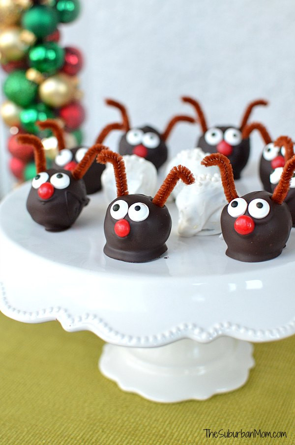 Christmas Cookies Balls
 Reindeer OREO Cookie Balls