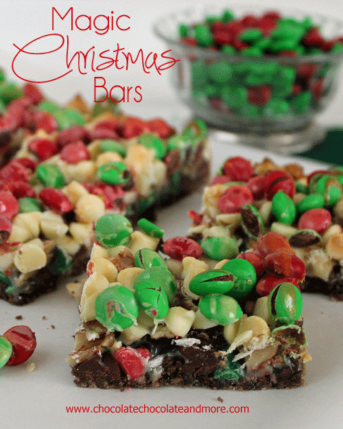 Christmas Cookies Bars Recipes
 Magic Christmas Bars Recipe