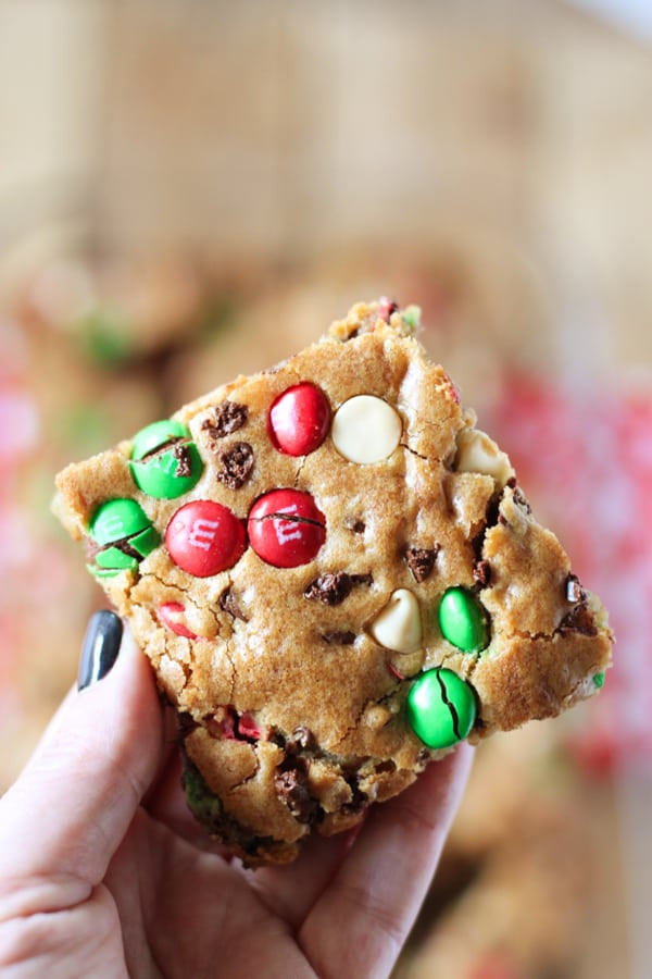 Christmas Cookies Bars Recipes
 M&M S Christmas Cookie Bars No 2 Pencil