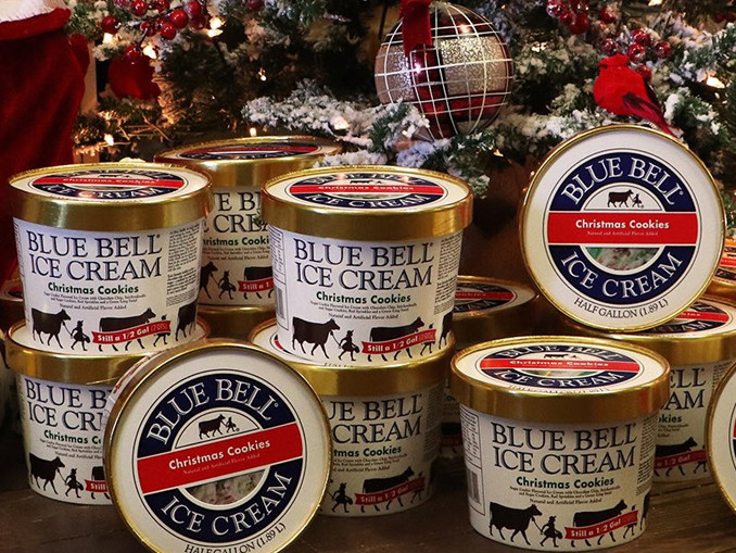 Christmas Cookies Blue Bell
 Blue Bell Wel es Back Christmas Cookies Ice Cream For