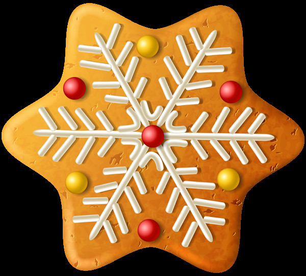 Christmas Cookies Clipart
 Christmas Cookie Snowflake PNG Clipart Image