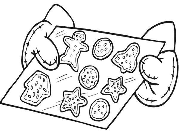 Christmas Cookies Coloring Pages
 Christmas Cookies Coloring Page Disabilities