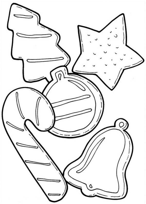 Christmas Cookies Coloring Pages
 Christmas Candy Canes Coloring Pages AZ Coloring Pages
