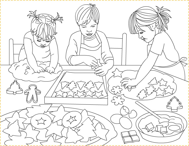 Christmas Cookies Coloring Pages
 Children’s MInistry