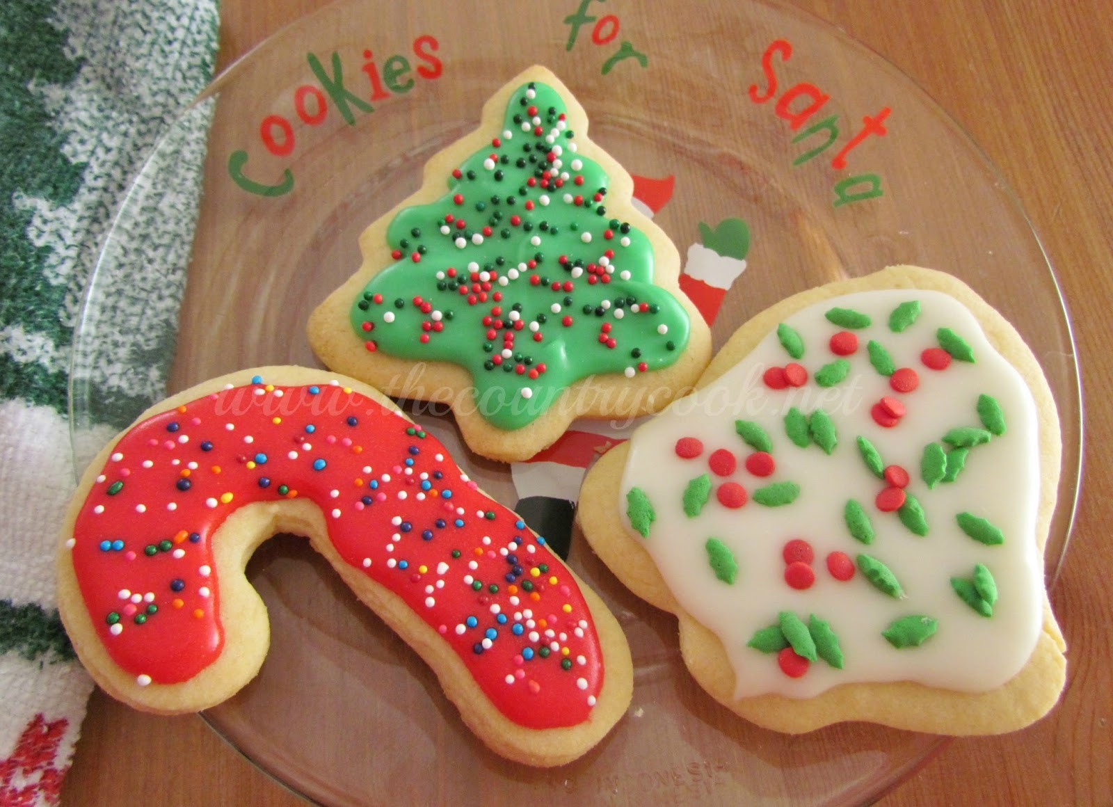 Christmas Cookies Cut Outs
 Cut Out Sugar Cookies The Country Cook
