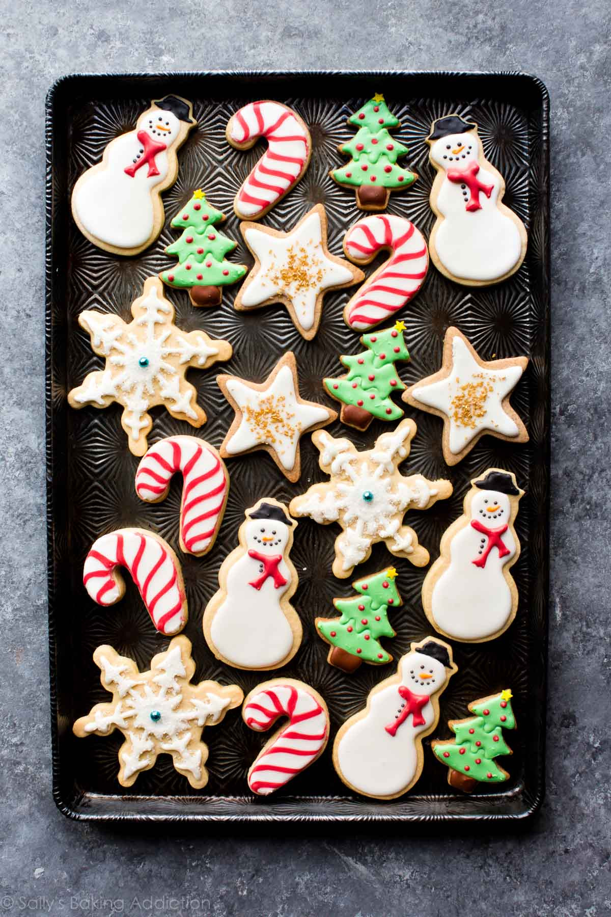 Christmas Cookies Decorated
 1 Sugar Cookie Dough 5 Ways to Decorate Sallys Baking